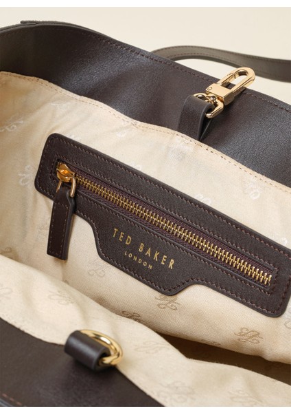 Deri Kahve Kadın Shopper Çanta 9130 indirimleri