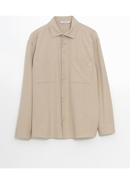 Yeni Sezon Regular Fit Poliviskon Cepli Erkek Gömlek Ceket indirimleri