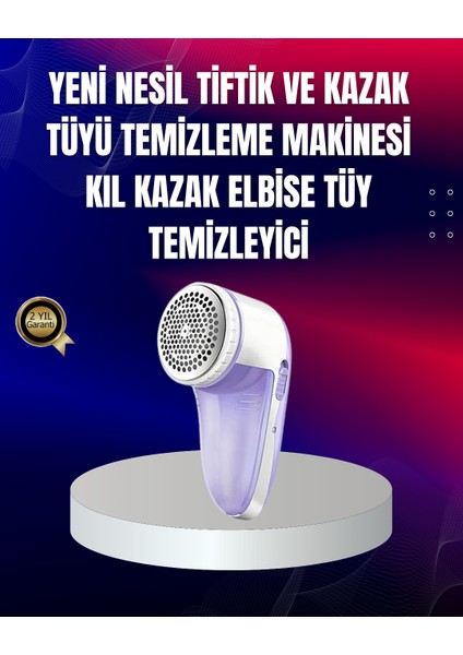 Allzey Tüy ve Tiftik Temizleyici – 3 Bıçaklı, 200ML Kapasiteli