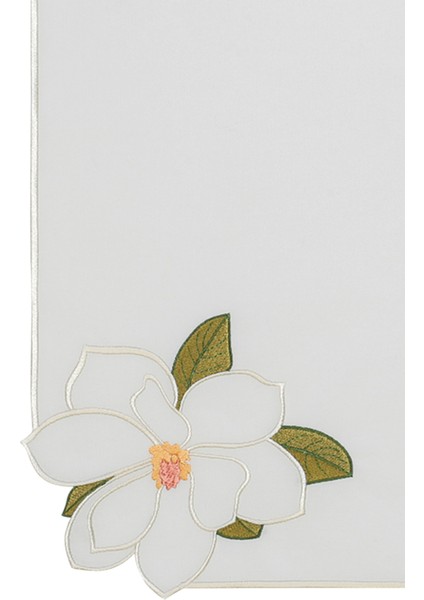 Manolya Detaylı Beyaz Keten 2’li Peçete Seti fiyatları