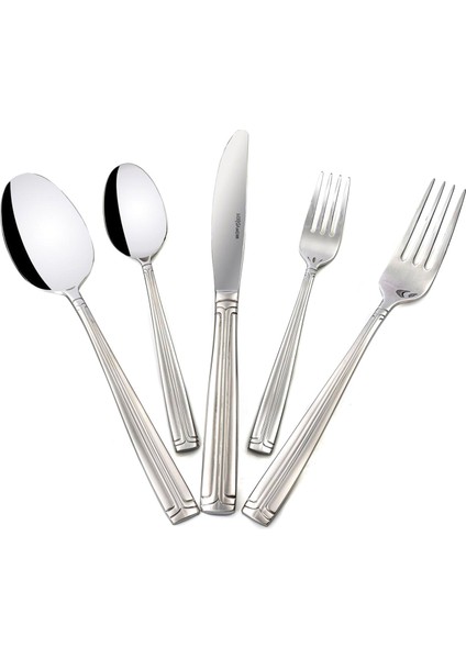 Dritto Silver 30 Parça Çatal Kaşık Bıçak Seti