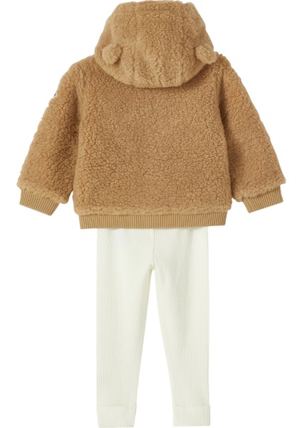Kahverengi Krem Erkek Bebek 2li Set modelleri