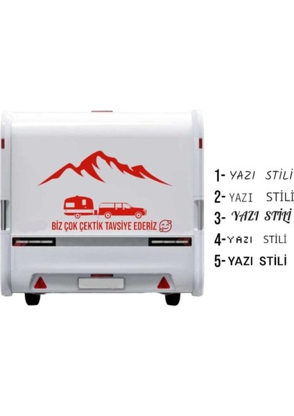 Çekme Karavan Motokaravan Sticker Camp Doğa Manzara Qraç fiyatları