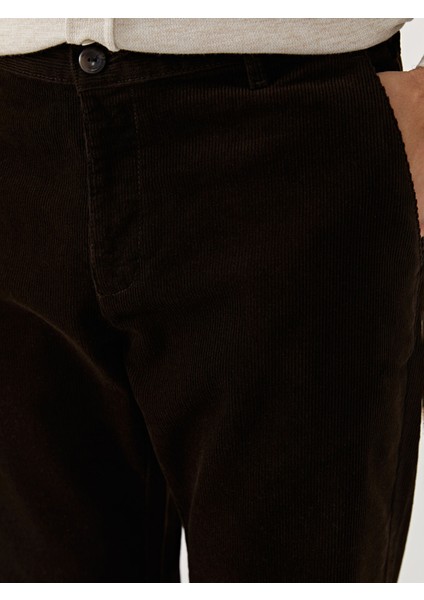 Yeni Sezon Rahat Kalıp Kadife Erkek Chino Pantolon modelleri