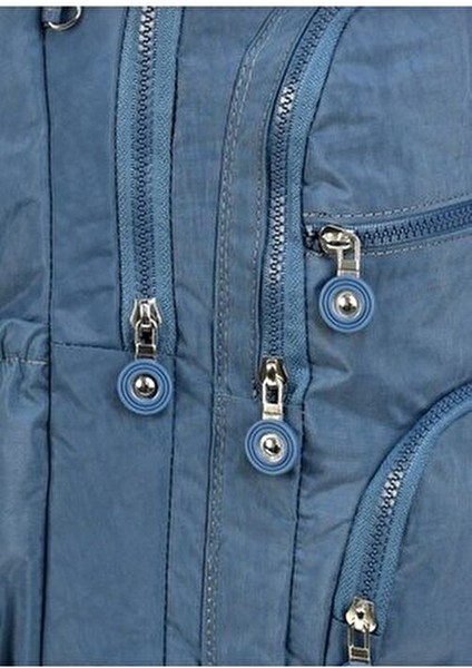 2'li Set Lüx Krinkıl Kumaş Lise ve Ortaokul Sırt Çantası Maymun Anahtarlık Hediyeli