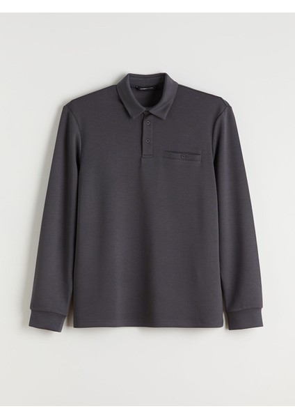 Yeni Sezon Polo Yaka Erkek Sweatshirt