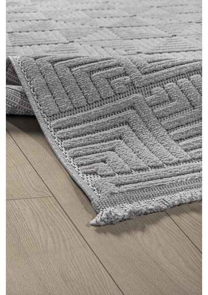 Liya Iskandinav Bukle Halı Salon Oturma Odası Yatak Odası Koridor Halısı Yolluk Gri Halı