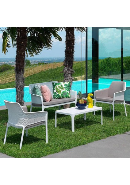 Net Relax White Bahçe Koltuğu fırsatları