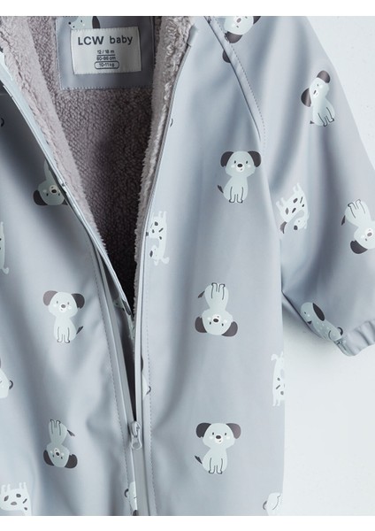 Yeni Sezon Kapüşonlu Baskılı Erkek Bebek Astronot Mont modelleri