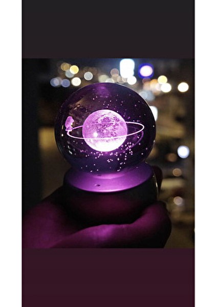 Isimli Cam Küre - Satürn Küre Hediyelik fiyatları