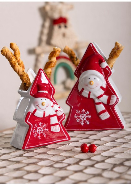 Dekoratif Yılbaşı Ağacı Obje Vazo 13X9X19 cm fiyatları