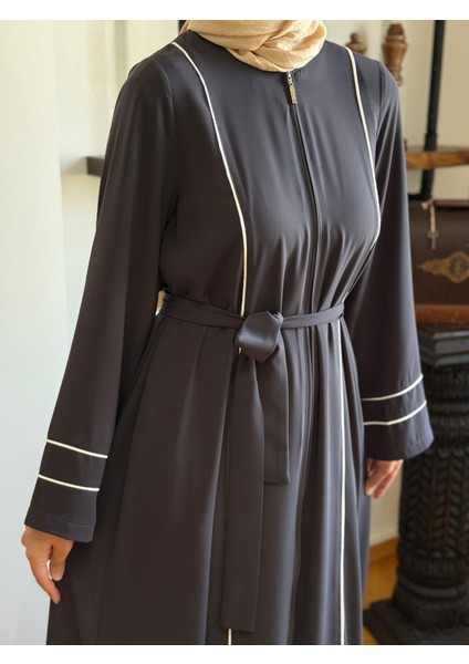 Antrasit Kol Ağzı ve Önü Çift Biyeli Ferace 5045 modelleri