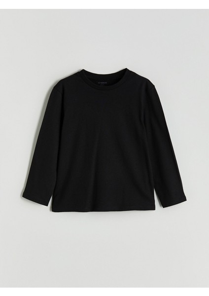 Yeni Sezon Bisiklet Yaka Basic Erkek Çocuk Tişört