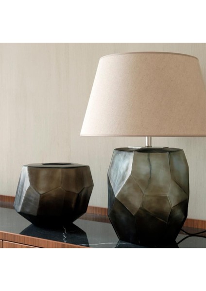 Asimetrik Khaki 2'li Cam Vazo fırsatları