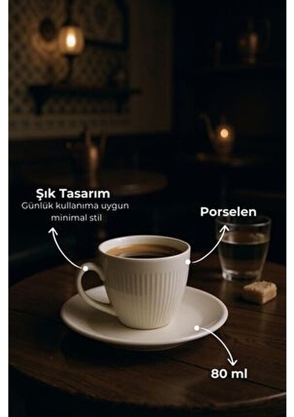 Vergil 6 Kişilik Fincan Takımı modelleri