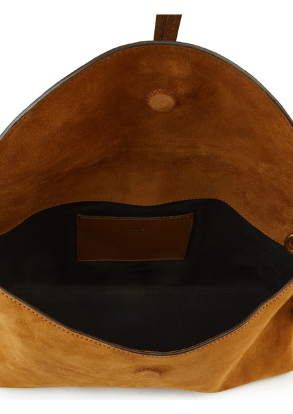 Silao Taba Kadın Süet Omuz Çantası indirimleri