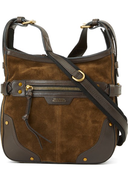 Sierra Koyu Haki Kadın Süet Omuz Çantası