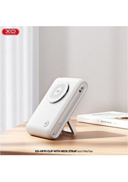 6in1 Taşınabilir Mini Fan – 2000MAH, Klipsli, 9 Saat Çalışma, 3 Hız Modu, Katlanabilir, MF95 fırsatları