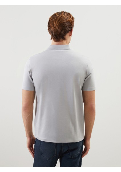 Yeni Sezon Polo Yaka Merserize Görünümlü Erkek Tişört fırsatları