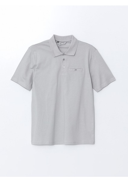 Yeni Sezon Polo Yaka Merserize Görünümlü Erkek Tişört indirimleri