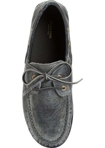 Siyah Unisex Deri Loafer fırsatları