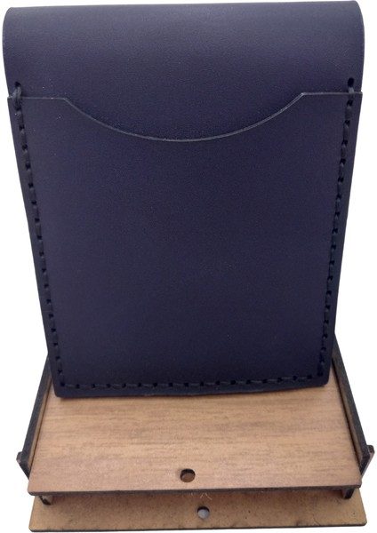 – Klasik ve Şık El Yapımı Lacivert Deri Kartlık | Ince Tasarım | El Dikişli Hakiki Deri Cüzdan | Günlük Kullanıma Uygun Minimalist Erkek Kartlık | Şık, Dayanıklı ve Zamansız Stil