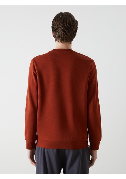 Yeni Sezon Bisiklet Yaka Uzun Kollu Baskılı Erkek Sweatshirt fırsatları