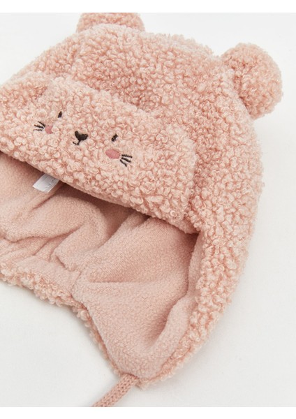 Yeni Sezon Ponpon Detaylı Kız Bebek Kar Şapkası modelleri