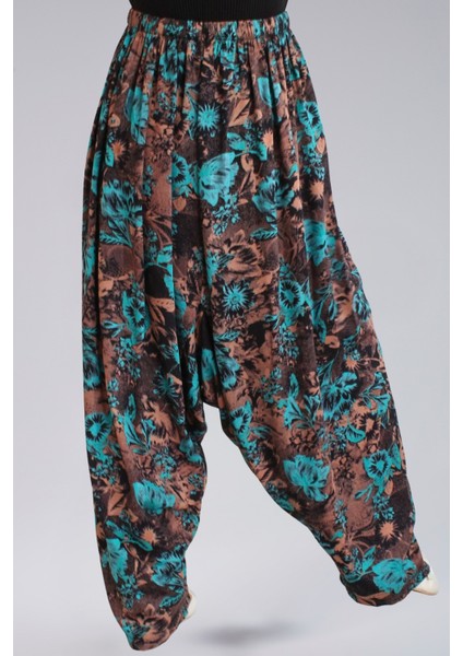 Kışlık Viskon Şalvar - Gabardin Viskon Kadın Şalvar Standart Beden fırsatları