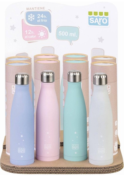 Yeşil Yalıtımlı Çelik Termos 500 ml modelleri