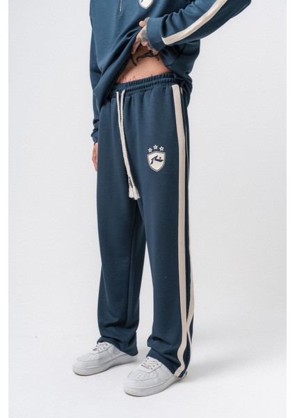 Erkek Şerit Detaylı Modal Baggy Eşofman Altı Petrol fiyatları