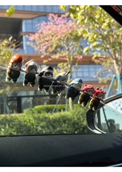 Mofusand Hippers Sevimli Kedi Figür – Dikiz Aynası Süsü ve Telefon Aksesuarı fiyatları