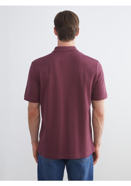 Yeni Sezon Polo Yaka Merserize Görünümlü Erkek Tişört fırsatları