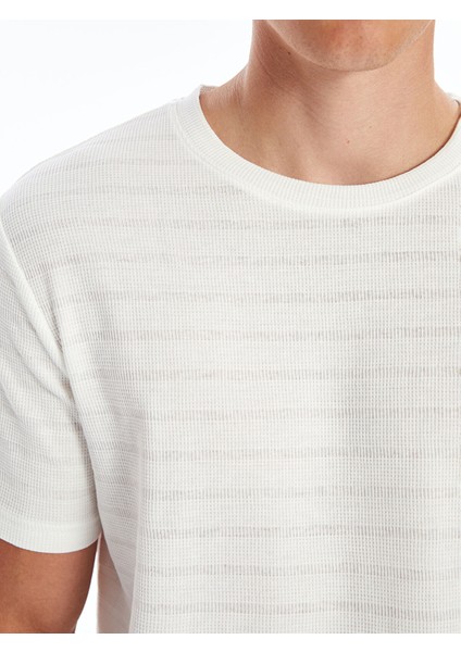 Yeni Sezon Bisiklet Yaka Kısa Kollu Erkek Dokulu Tişört modelleri