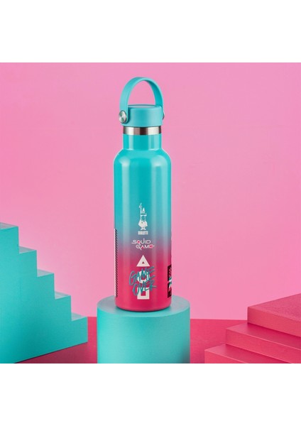 Squid Game Renkli Termal Şişe Termos 600 ml fiyatları