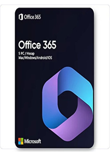 Office 365 Mac Türkçe Lisans Hesabı 2025