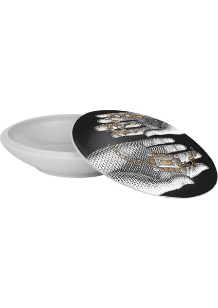 Mano Con Gioielli Porselen Dekoratif Kutu