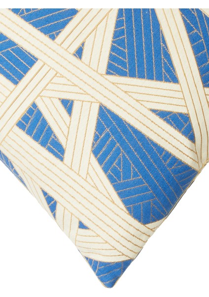 Nastri Mavi Beyaz 50X50 cm Dekoratif Yastık modelleri