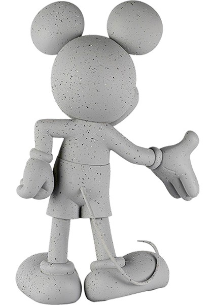 Small Mickey Welcome Granite Gri Heykel