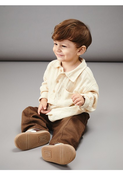 Yeni Sezon Erkek Bebek Gömlek ve Pantolon 2'li Takım