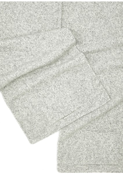 Gri Kadın Yün Şal modelleri