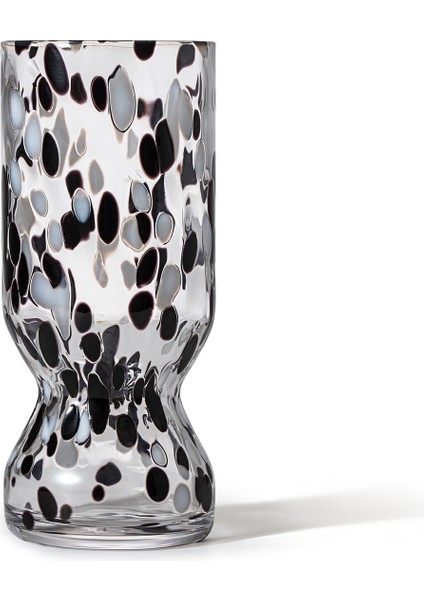 Cosmic Siyah Beyaz Puantiyeli Kristal Kadeh fiyatları