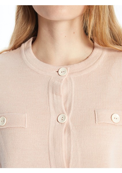 Yeni Sezon Bisiklet Yaka Kadın Triko Hırka modelleri