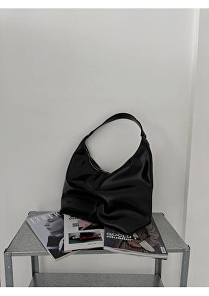 Kadın Siyah Büyük Boy Omuz ve Tote Çanta - Geniş Hacim fiyatları