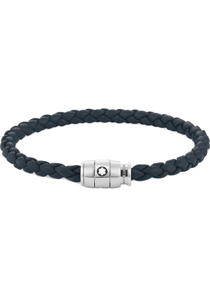 Lacivert Erkek Deri Bileklik