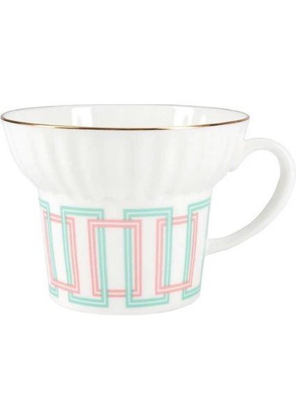 Wave Geometry Tekli Porselen Kahve Fincanı fiyatları