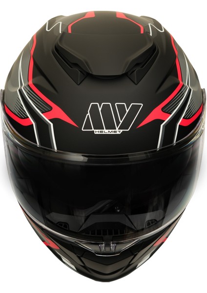 Gp My Helmet MKS002-BGR Güneş Vizörlü Şeffaf Çene Açılır Motosiklet Kaskı L fiyatları