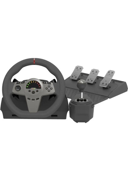 GT100V2 Racing Direksiyon Seti – Gerçekçi 270° Dönüş, Vites & Pedal, Ps4, Pc , Xbox ve Nintendo Uyumlu