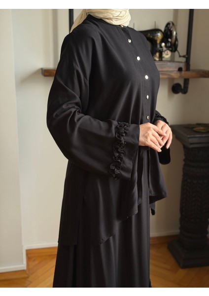 Siyah Belmando Oversize Alt Üst Takım 5092