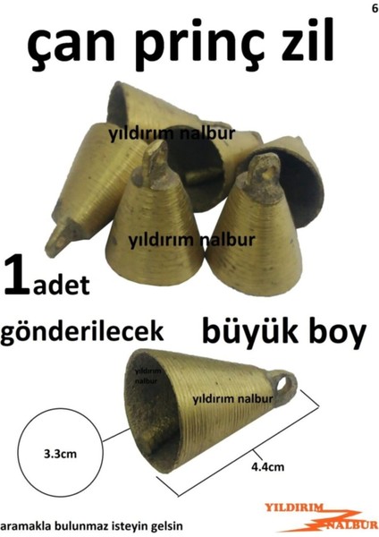 Koyun Çanı Büyük Duble Boy Tek fiyatları